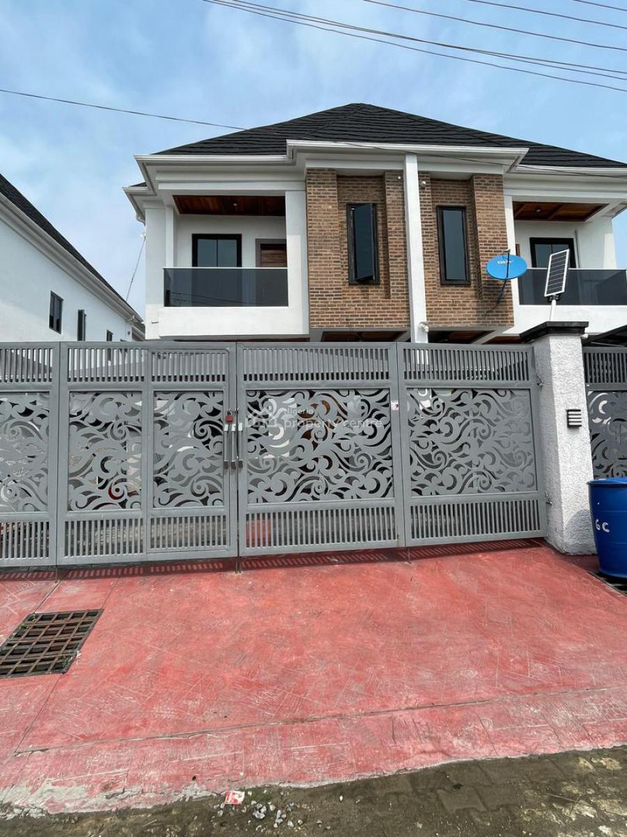 Furnished 4 Bedroom Semi Detached Duplex with Bq, Oral Estate, Lekki, Lagos, Semi-detached Duplex for Sale