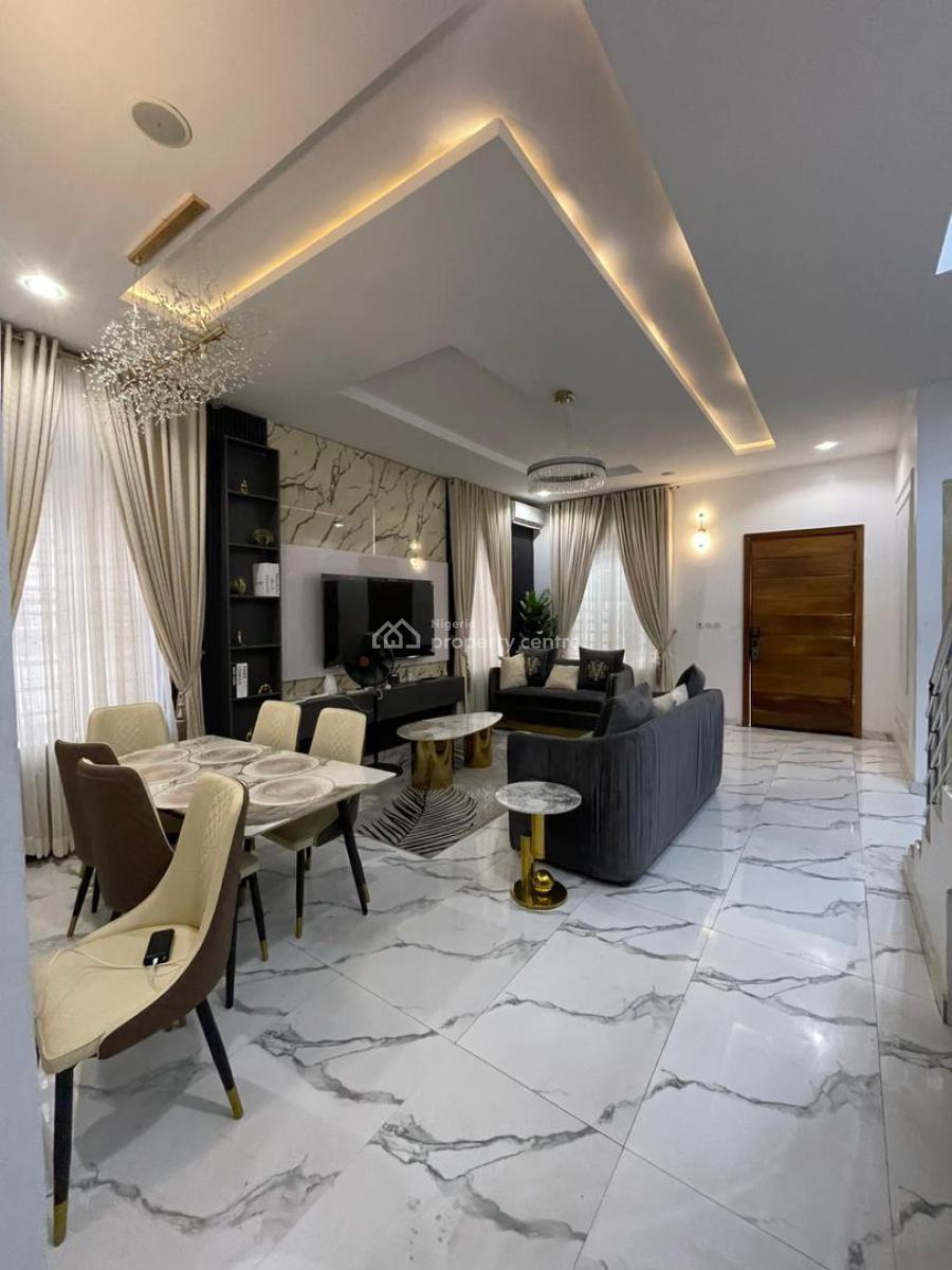 Furnished 4 Bedroom Semi Detached Duplex with Bq, Oral Estate, Lekki, Lagos, Semi-detached Duplex for Sale