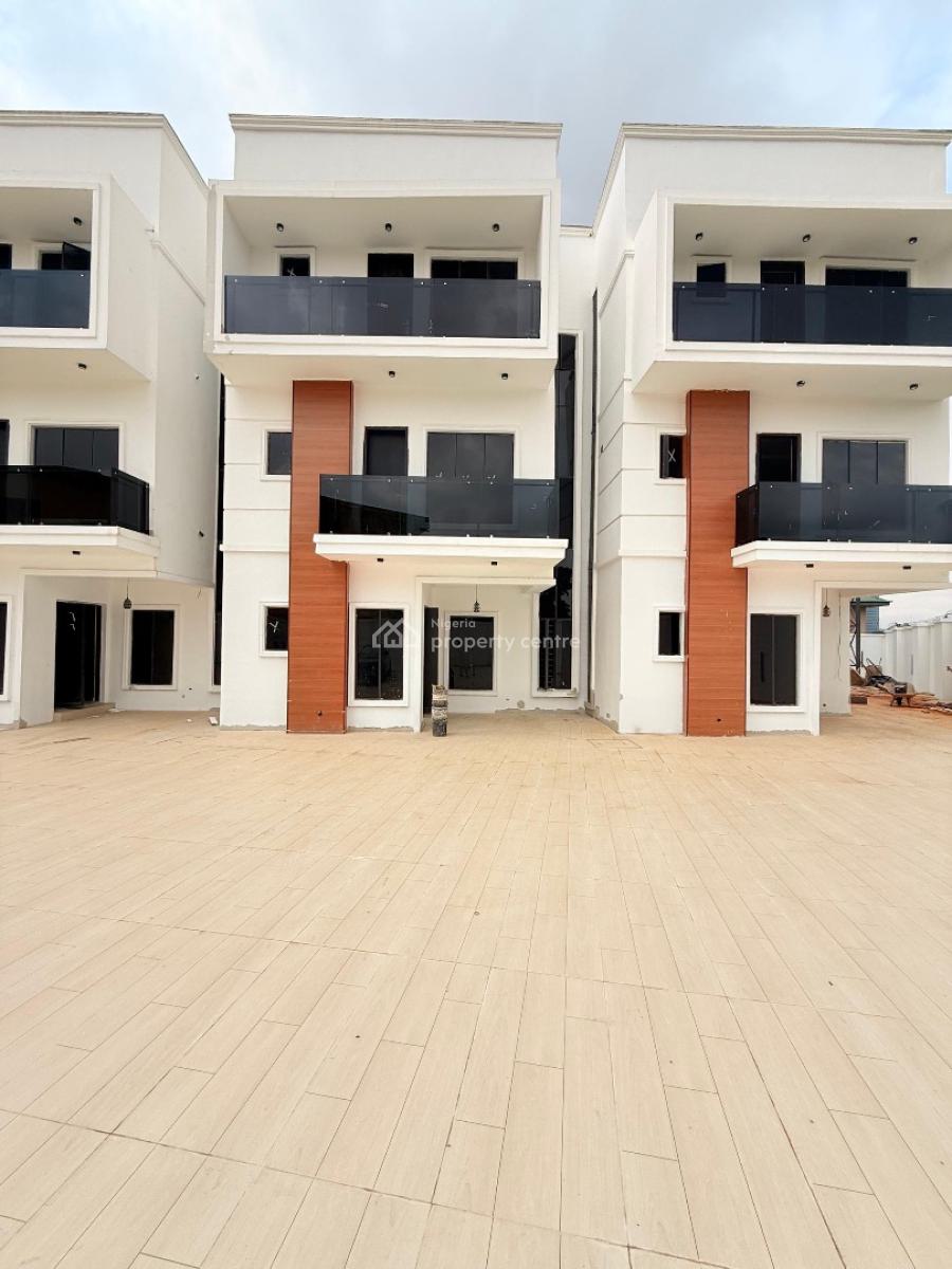 Perfectly Finished & Well Built 6nos, 4beds Terraces with Bq, Off Michael Okpara Way, Zone 5, Wuse, Abuja, Terraced Duplex for Sale