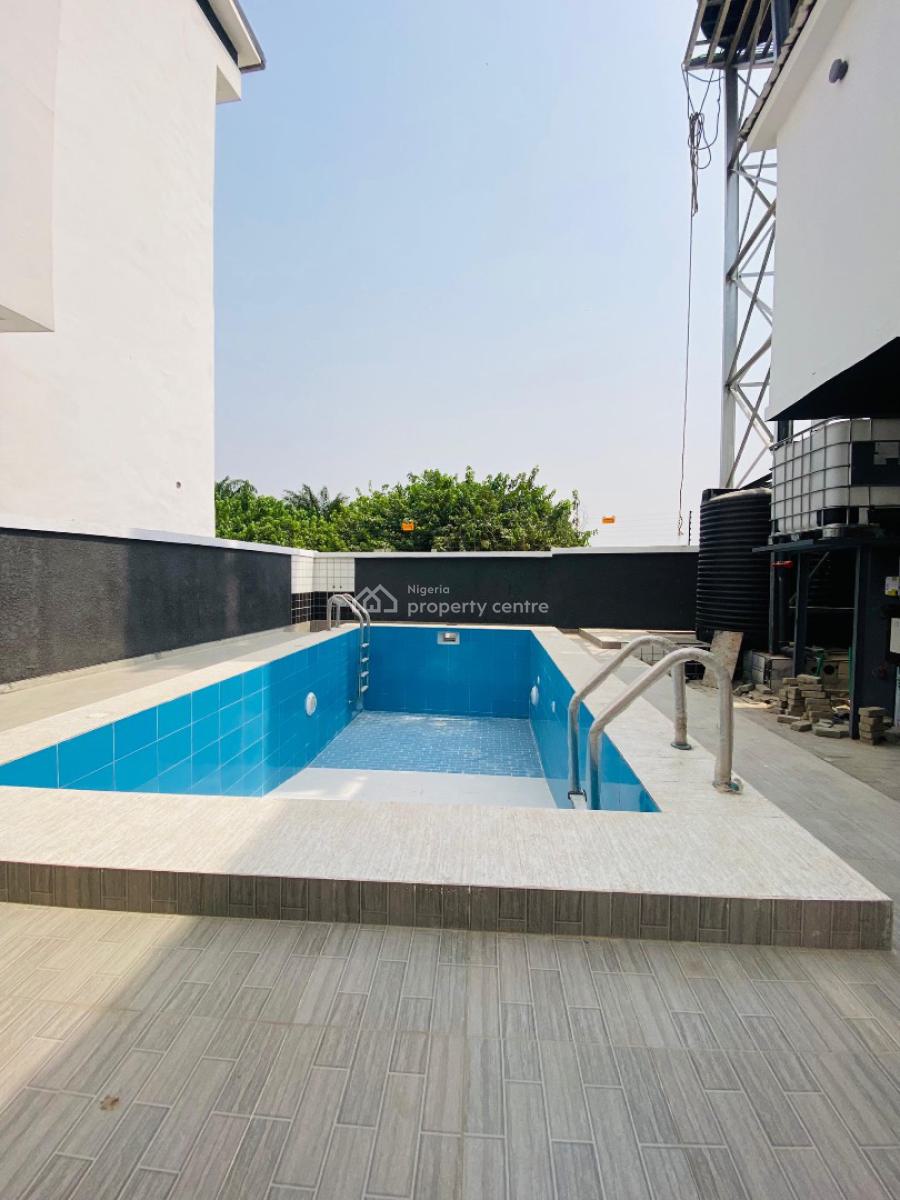 4 Bedroom Semi Detached Duplex with Bq & Pool, Ajah, Lagos, Semi-detached Duplex for Sale