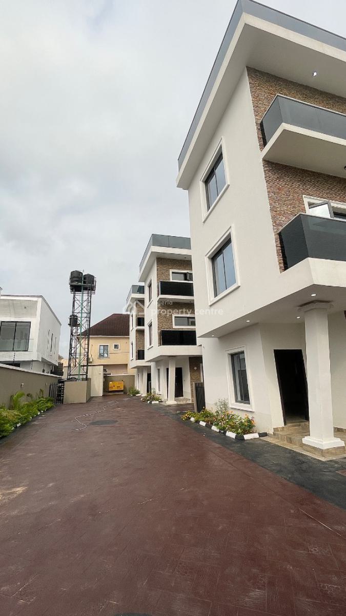 Fully Detached Luxurious Styled 4bdr  Duplex  with Massive Space + Bq, Chevron Accessible Estate, Agungi, Lekki, Lagos, Detached Duplex for Sale