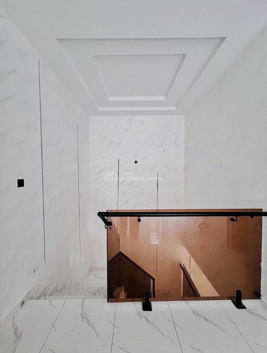 Brand New Contemporary 4  Bedroom Semi Detached Duplex with Bq, Great  Deal! Located a  a Serene Secured & Beautiful Estate in Chevron, Lekki, Lagos, Semi-detached Duplex for Sale
