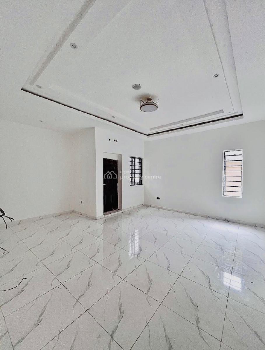 Brand New Contemporary 4  Bedroom Semi Detached Duplex with Bq, Great  Deal! Located a  a Serene Secured & Beautiful Estate in Chevron, Lekki, Lagos, Semi-detached Duplex for Sale