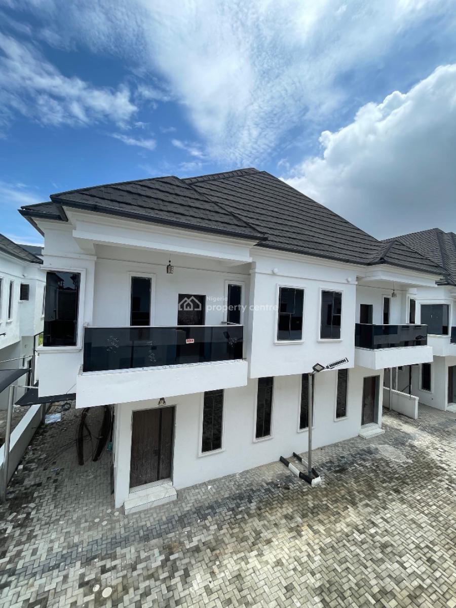 Sweet 4 Bedroom Duplex with Bq Newly Built Before Round About Orchid, Orchid Road Lekki, Lekki, Lagos, Semi-detached Duplex for Rent