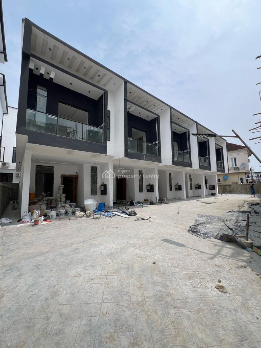 4 Bedroom Terrace Duplex with Bq in a Secure Estate, Chevron, Lekki, Lagos, Terraced Duplex for Sale
