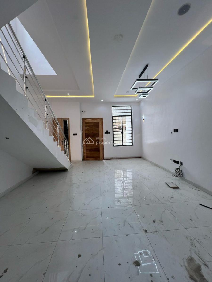 4 Bedroom Terrace Duplex with Bq in a Secure Estate, Chevron, Lekki, Lagos, Terraced Duplex for Sale