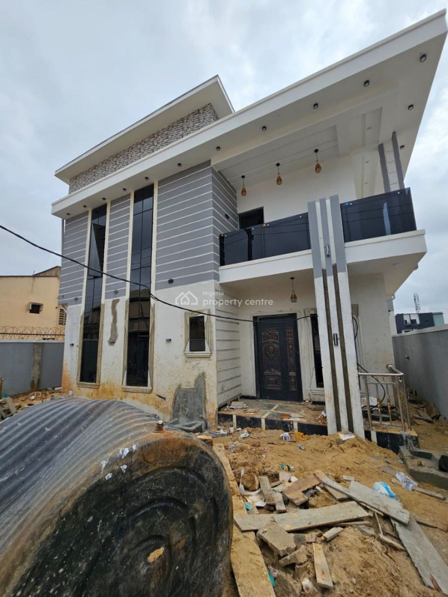 Awesome 5 Bedroom Fully Detached Duplexes with Bq and Swimming Pool, Gbagada, Lagos, Detached Duplex for Sale