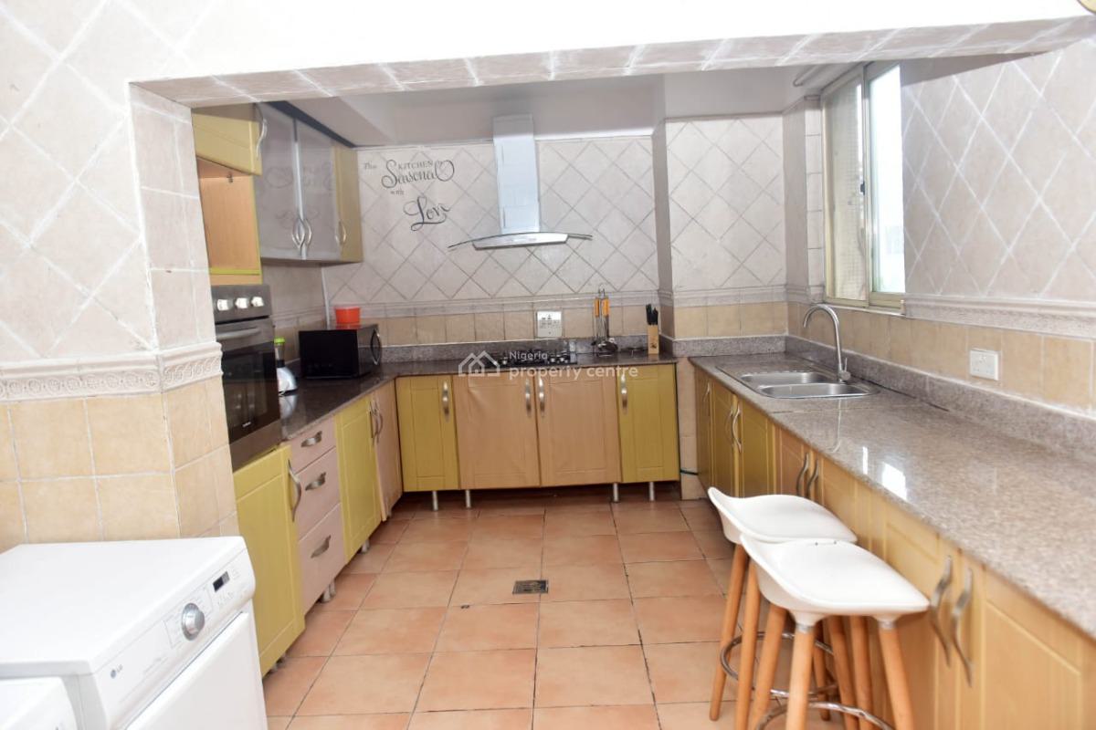 a Furnished & Serviced  3 Bedroom  Apartment  with a Room Bq, Ikoyi, Lagos, Flat / Apartment for Rent