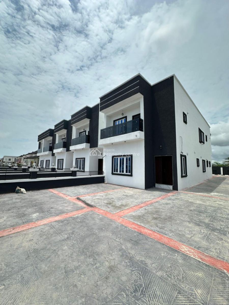 Exquisitely Finished 4  Bedroom Self Compound Terraced Duplex with Bq, Eleko, Ibeju-lekki, Lekki, Lagos, Terraced Duplex for Sale