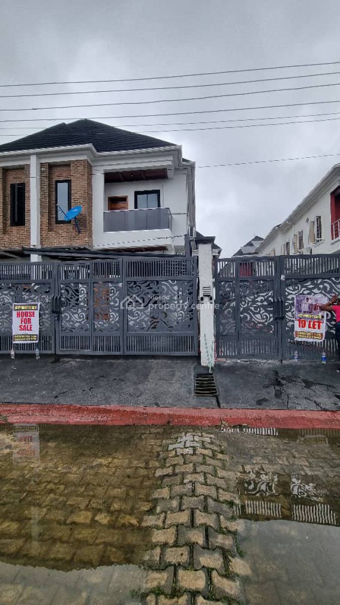 4bedroom Fully Detached Duplex Available in a Secured Estate, Chevron, Lekki, Lagos, Detached Duplex for Rent