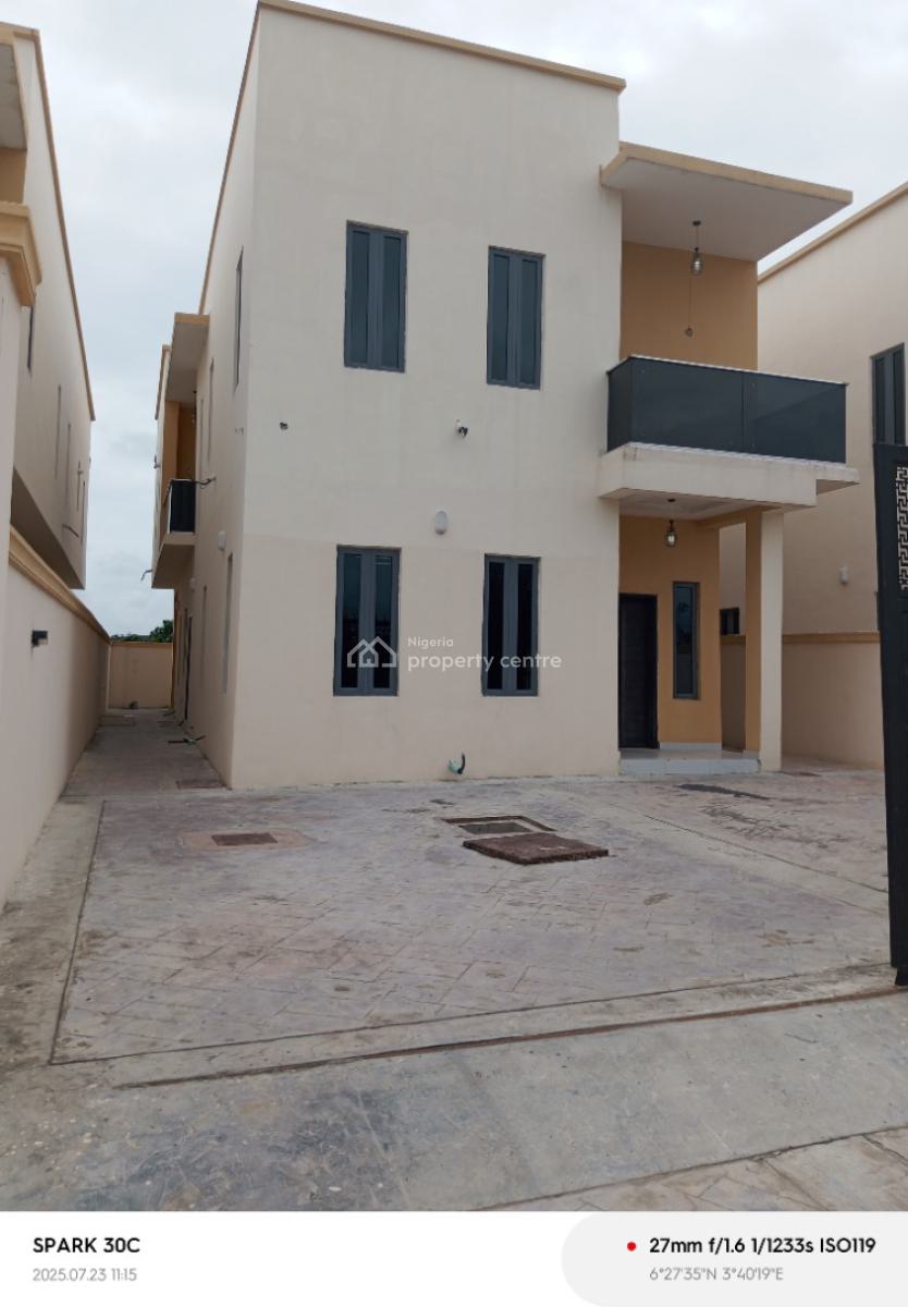 Brand New 4 Bedroom Fully Detached Duplex, G R.a, Abijo, Lekki, Lagos, Detached Duplex for Sale