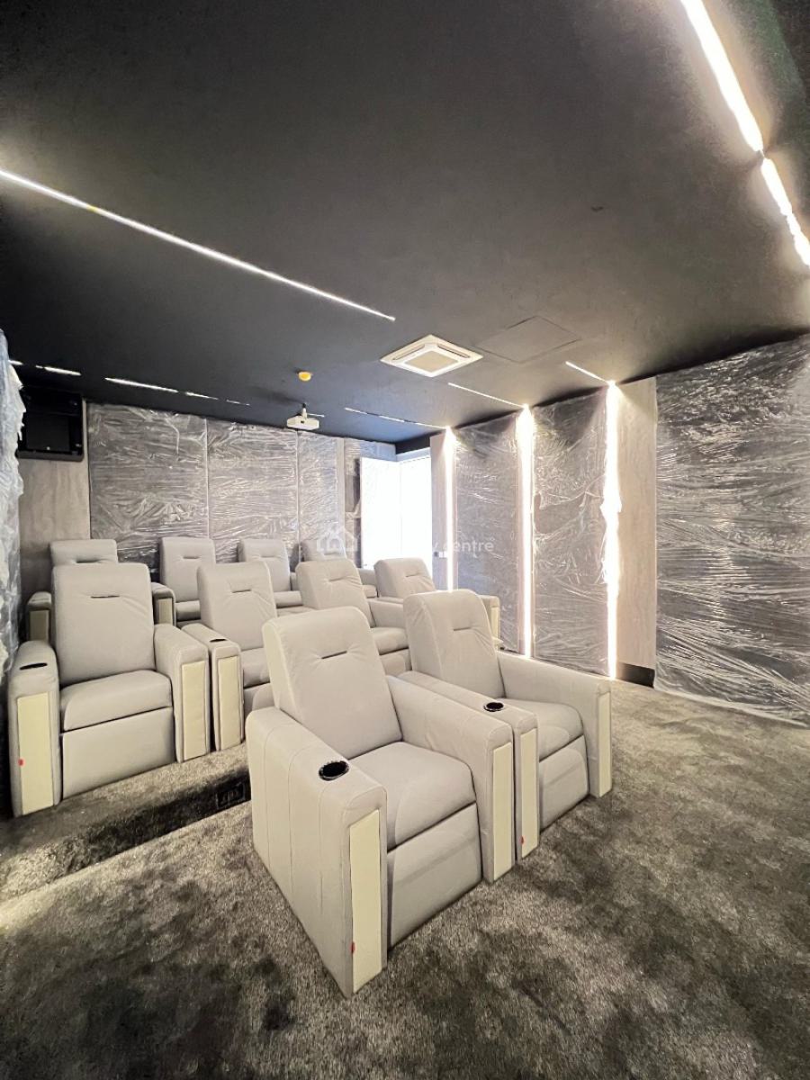Breathtaking 5 Bedroom  with Pool, Cinema, Gym, Bq and a Rooftop, with Fire Detection System, 10 Seater Cinema, Hampton Bay Estate, Ikate Elegushi, Lekki, Lagos, Detached Duplex for Sale
