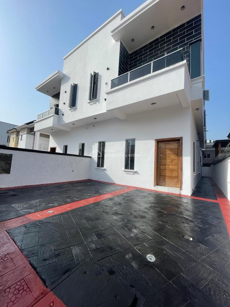 Excellent 3 Bedroom Semi Detached Duplex with a Bq and a Self Compound, Agungi, Lekki, Lagos, House for Sale