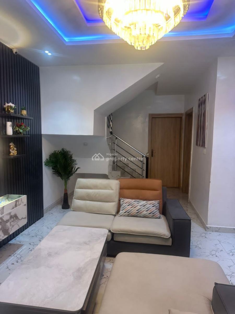 Sharp 4 Bedroom with Bq Serviced Estate, Orchid Road, Lekki, Lagos, Semi-detached Duplex for Rent