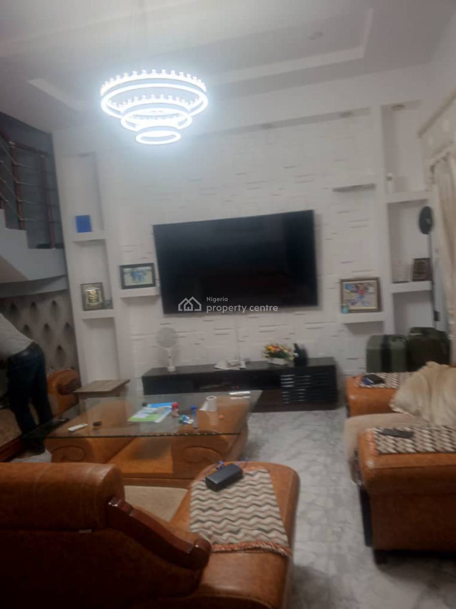 Modern Clean Spacious 4 Bedroom Semi-detached Duplex + Bq (3 Cars Park), Road 5, Royal View Estate, Ikota School Bus Stop, Ikota, Lekki, Lagos, Semi-detached Duplex for Sale