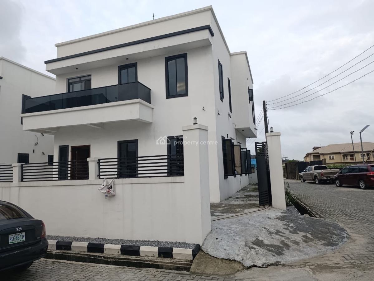 Distress Property Brand New 4bed Fully Detached Duplex  @ Sangotedo, Novojo Estate,behind Skymall ,sangotedo ,ajah,lagos,nigeria, Sangotedo, Ajah, Lagos, Detached Duplex for Sale