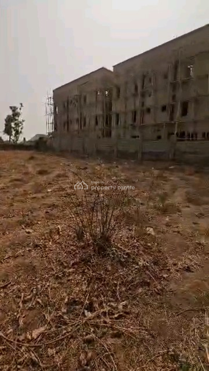 Prime 1200m² Fenced & Gated Land-- Perfect for Quick, Behind Hmedix and Coza, Guzape District, Abuja, Residential Land for Sale