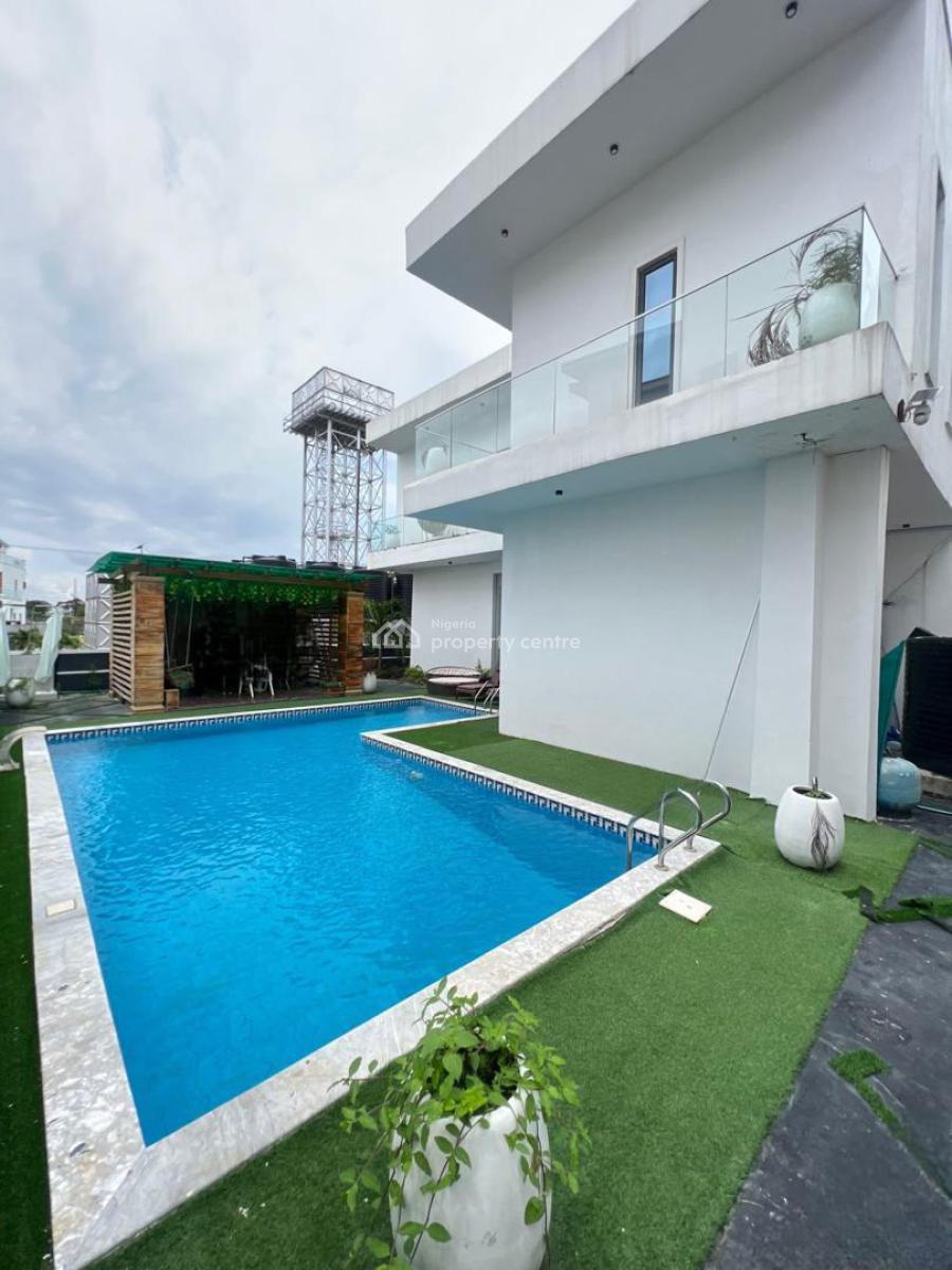 Exclusive 5 Bedrooms Contemporary House, Osapa, Lekki, Lagos, Detached Duplex for Rent