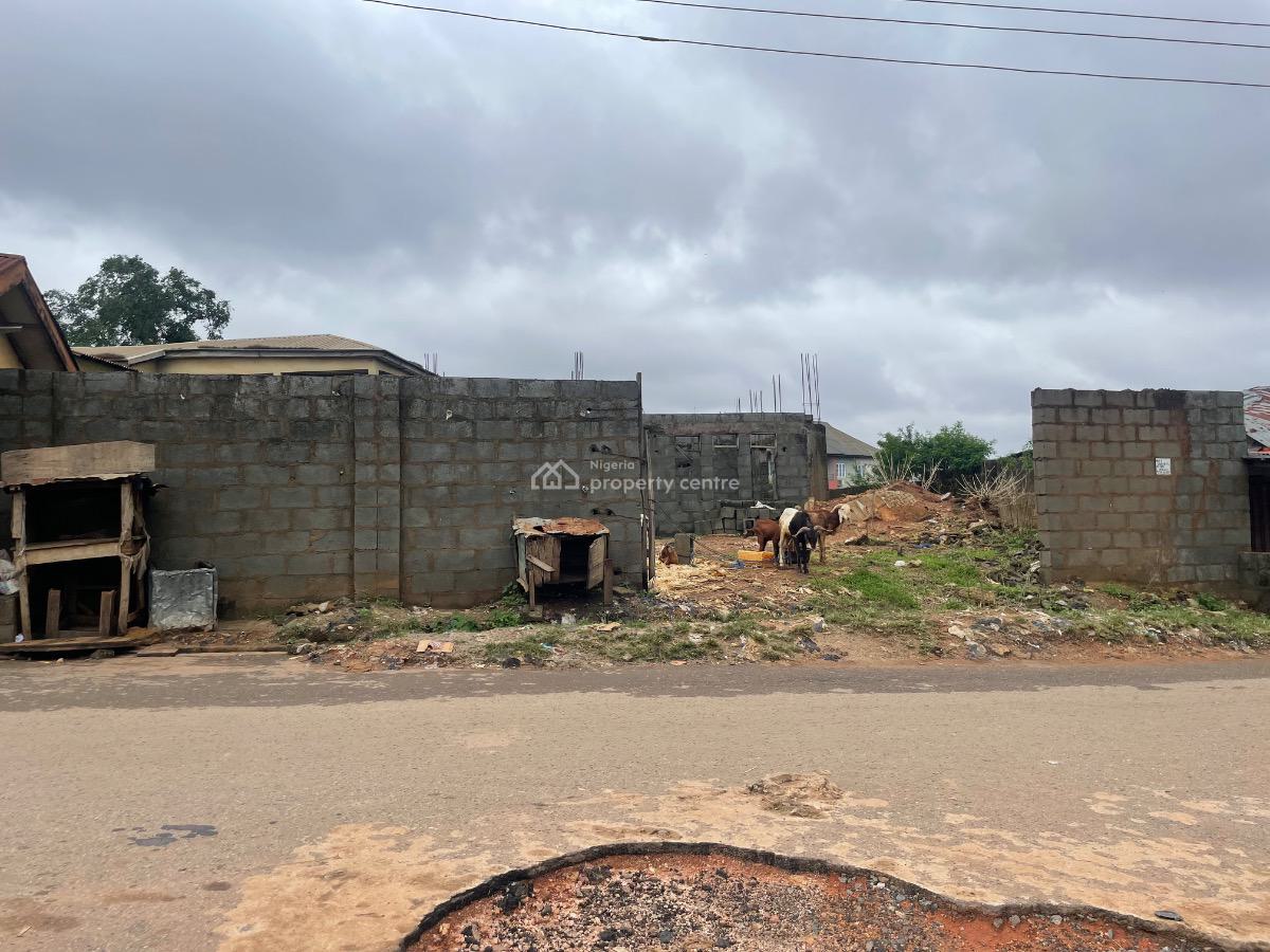 a Commercial Land Measuring 588sqm with an Uncompleted Hotel Structure, Ekotedo Street, Dugbe (onireke), Ibadan North-west, Oyo, Commercial Land for Sale