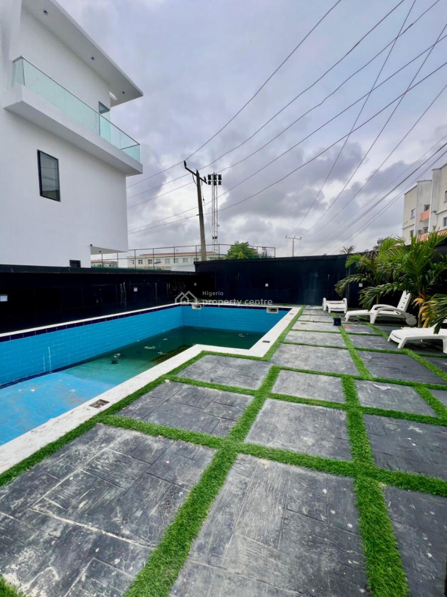 Exquisitely Finished 4-bedroom Terrace Duplex with Bq, Pool, Gym, Ikate, Lekki, Lagos, Terraced Duplex for Sale
