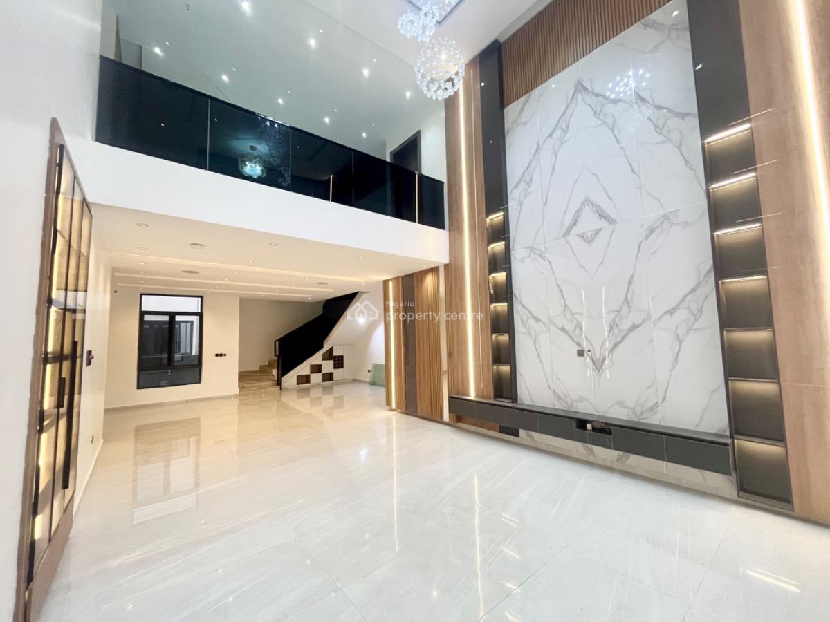 Stunning 5 Bedroom Fully Detached Duplex with  Bq, Cinema and Pool, Royal Garden Estate, Ajah, Lagos, Detached Duplex for Sale
