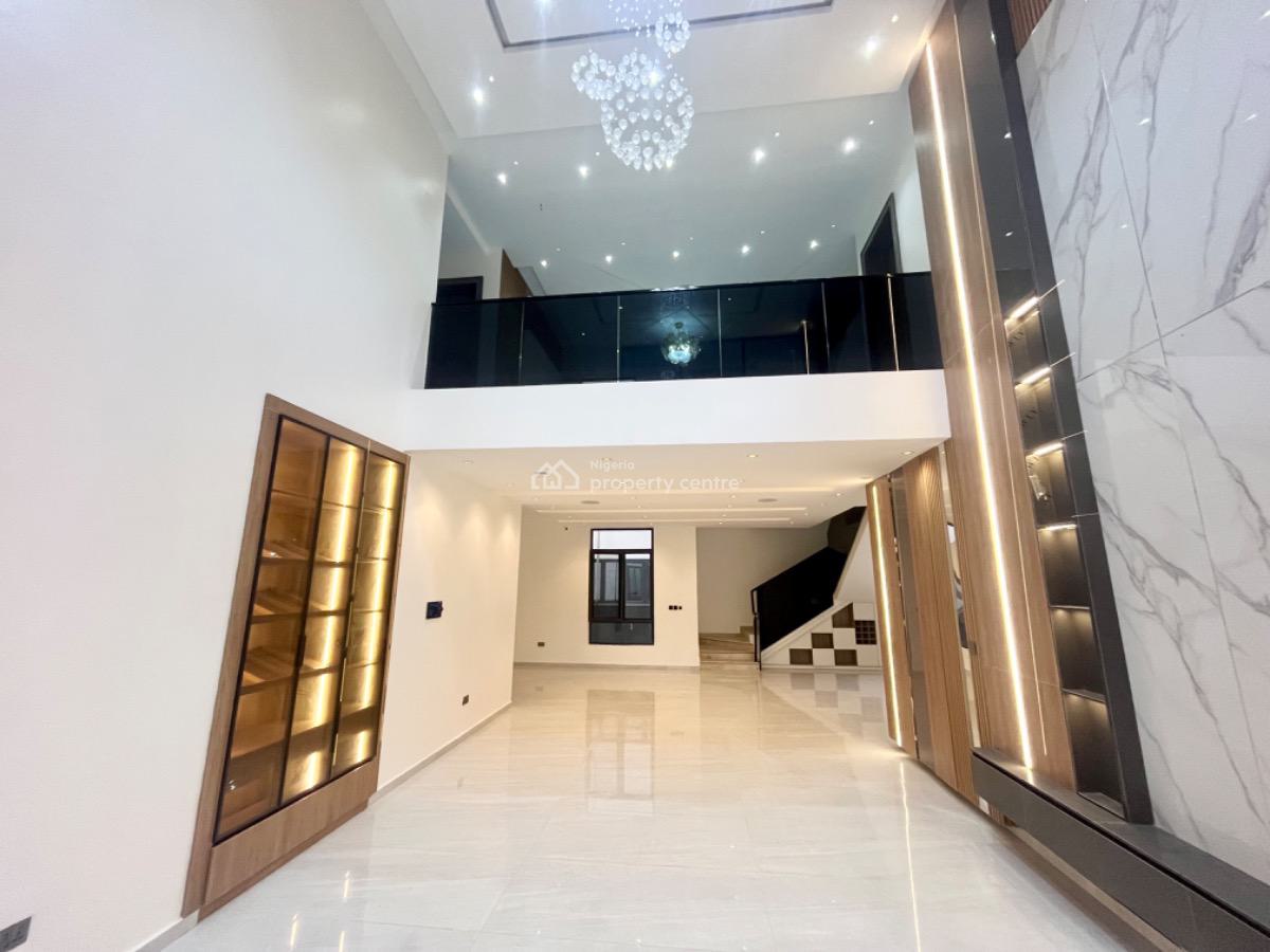 Stunning 5 Bedroom Fully Detached Duplex with  Bq, Cinema and Pool, Royal Garden Estate, Ajah, Lagos, Detached Duplex for Sale
