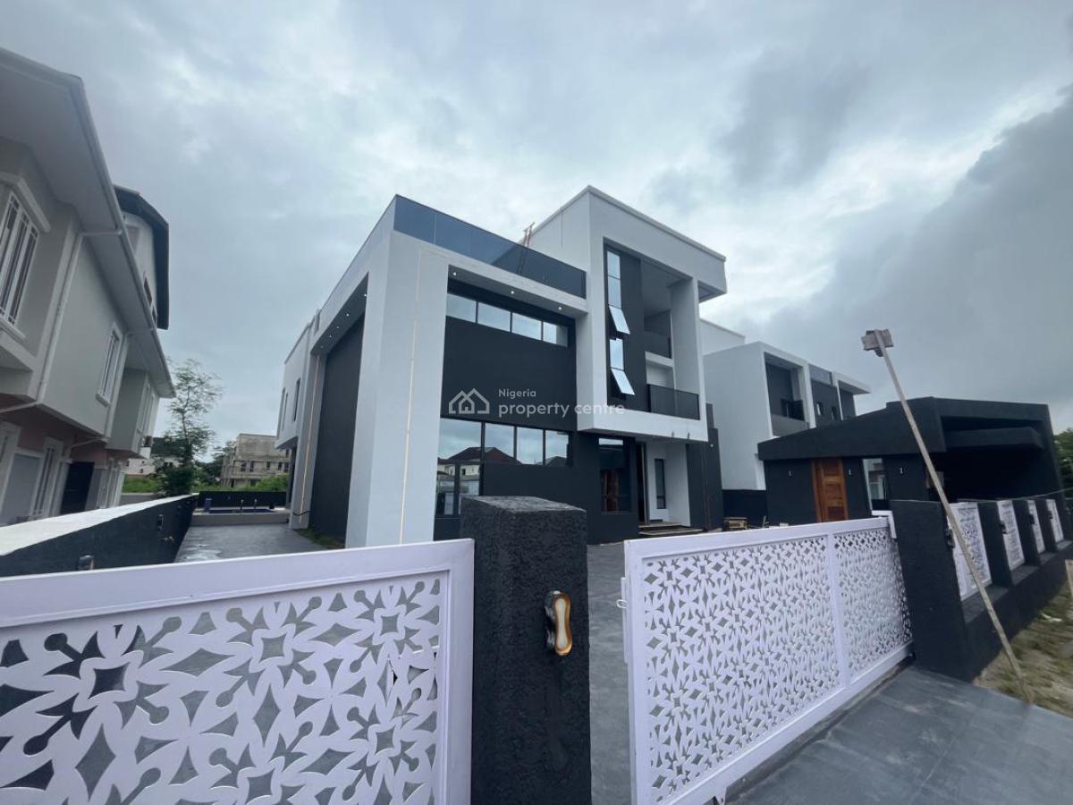 Luxury 5 Bedroom Fully Detached with Cinemas and Swimming Pool and Bq, Lekki, Lagos, Detached Duplex for Sale