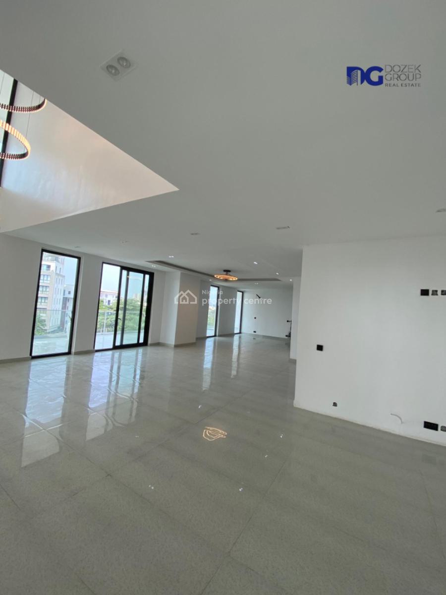 Lavish Brand New 5 Bedroom Maisonette Penthouse with  2 Rooms Bq, Ikoyi, Lagos, Terraced Duplex for Rent