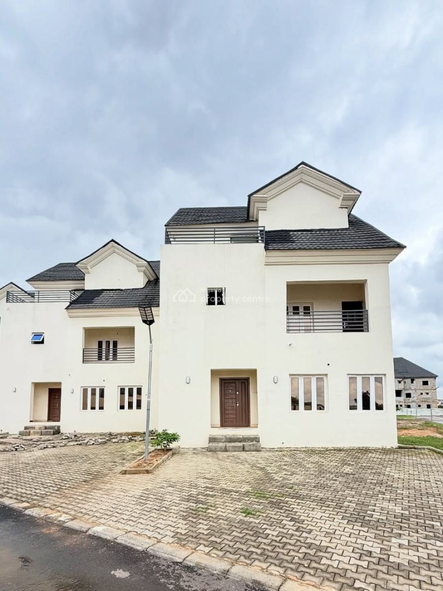 a Newly Constructed 4 Bedroom Terraced Duplex with a 1 Room Bq,, Jahi, Abuja, Terraced Duplex for Rent
