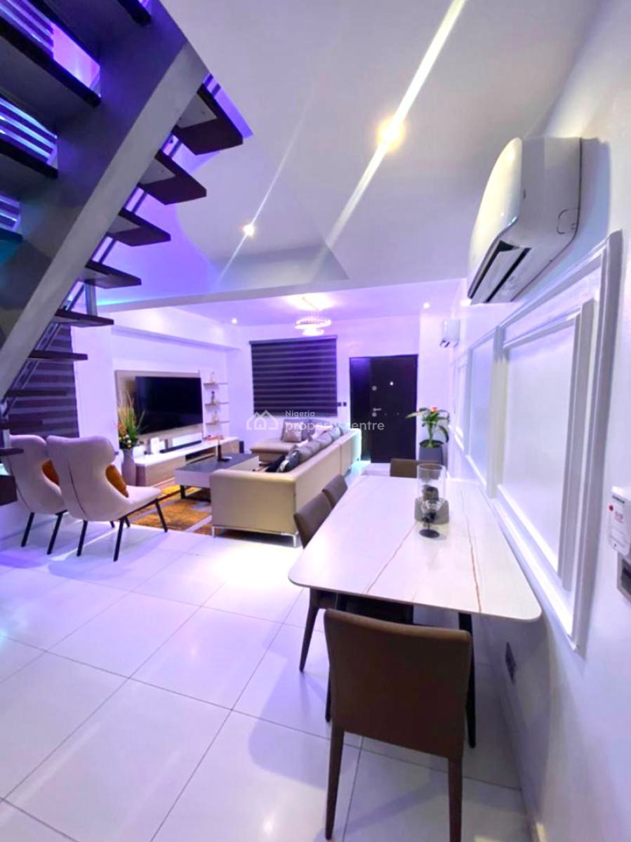 Deluxe 2 Bedroom Maisonette in a Serviced Estate, Off Nike Art Gallery Road, Lekki Phase 1, Lekki, Lagos, Flat / Apartment for Rent