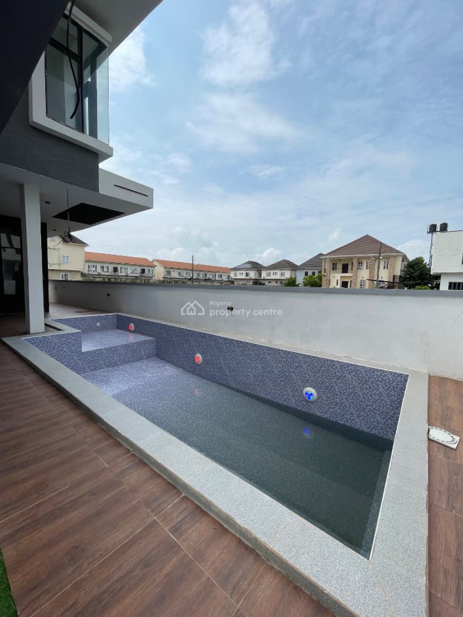 Luxury 5 Bedrooms Fully Detached Duplex with Bq, Cinema, Pool and Gym, Orchid, Chevron, Lekki, Lagos, Detached Duplex for Sale