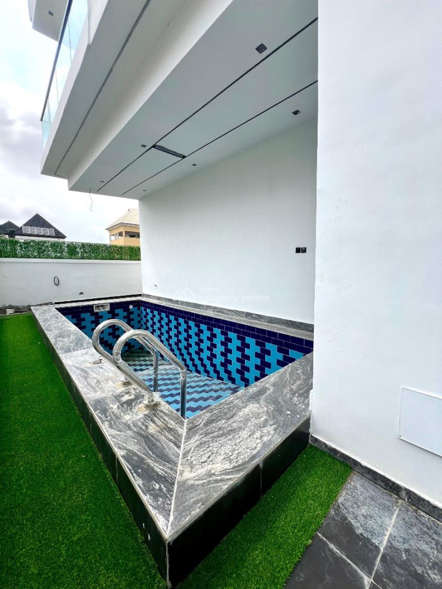 Magnificent 5 Bedroom Duplex with a Pool and Bq, 2nd Toll Gate, Lekki Phase 2, Lekki, Lagos, Detached Duplex for Sale