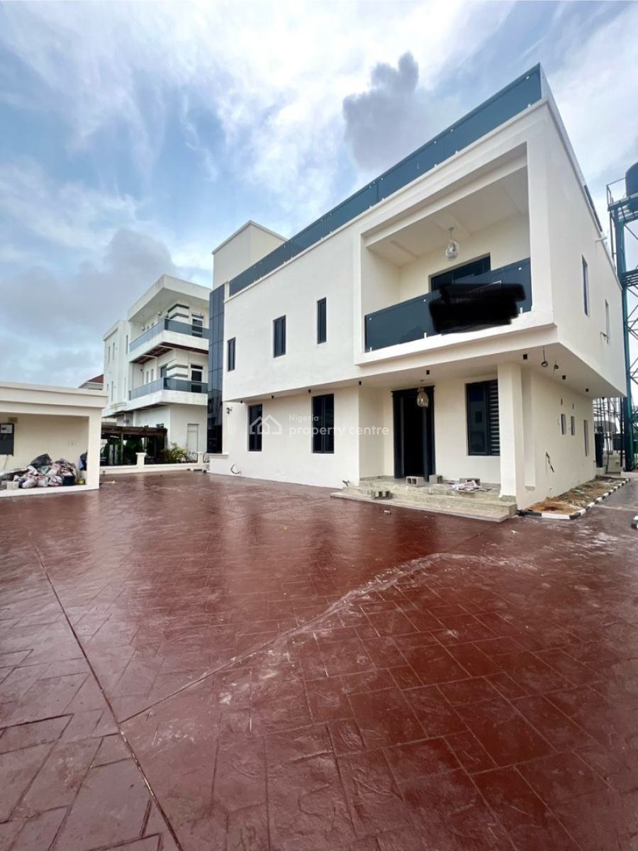 Magnificent 5 Bedroom Duplex with an Open Terrace, Osapa, Lekki, Lagos, Detached Duplex for Sale