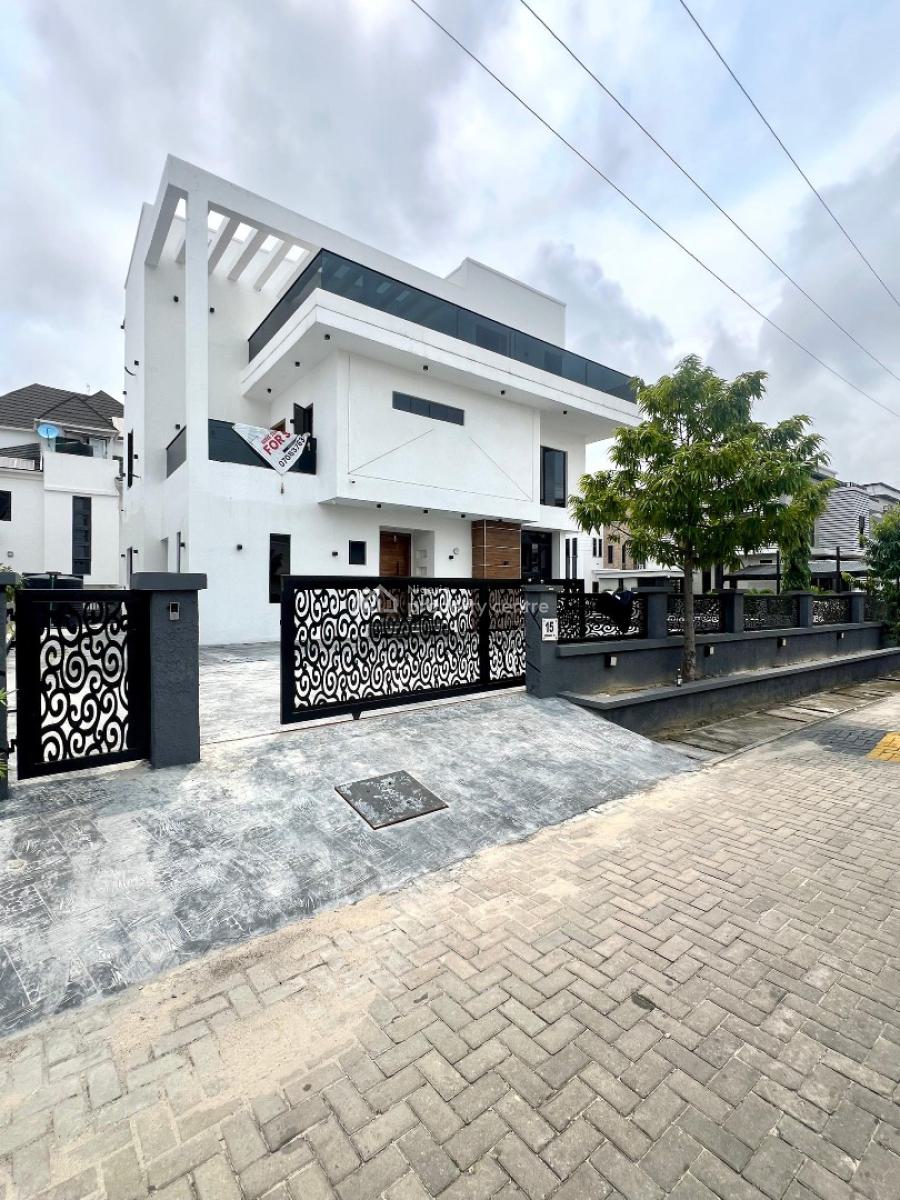 Magnificent 5 Bedroom Duplex with Pool, Cinema, Open Terrace and Bq, Osapa, Lekki, Lagos, Detached Duplex for Sale