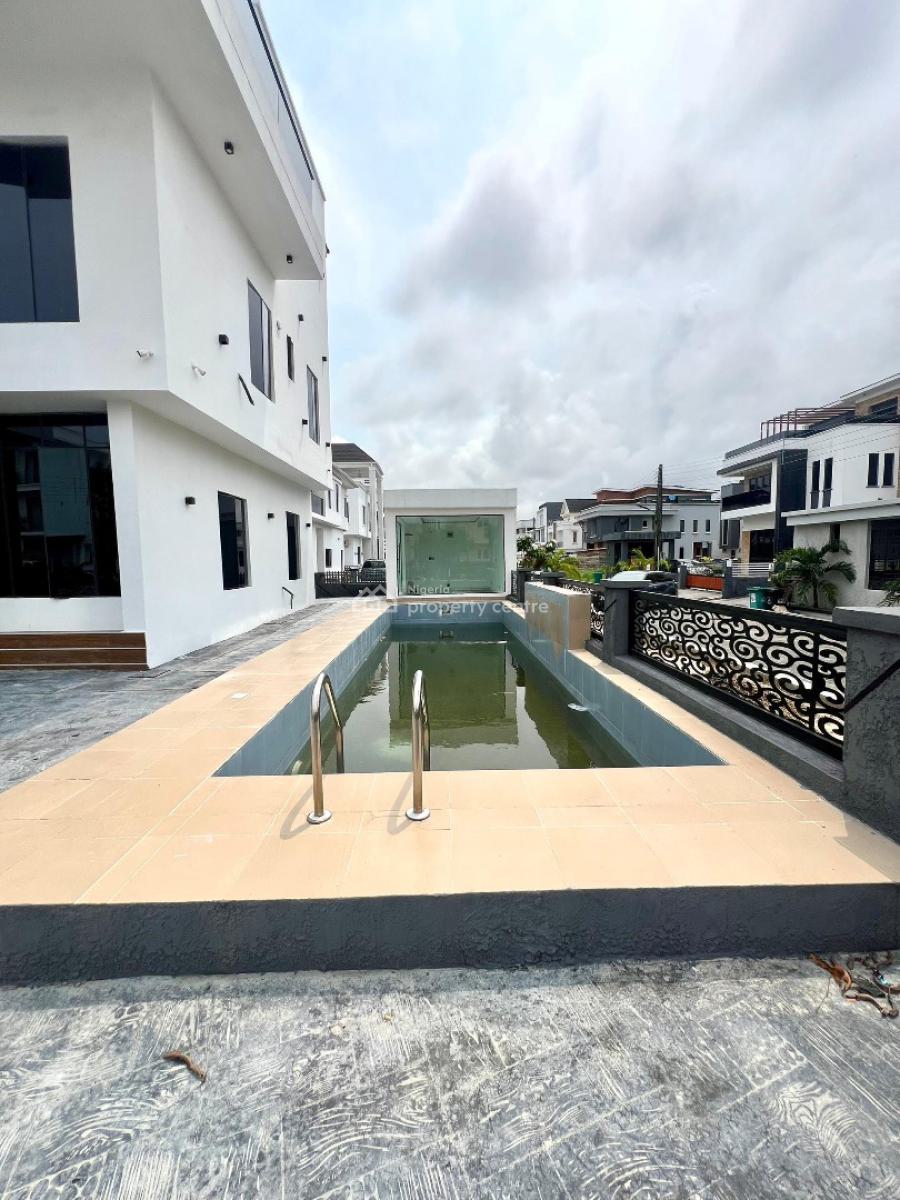Magnificent 5 Bedroom Duplex with Pool, Cinema, Open Terrace and Bq, Osapa, Lekki, Lagos, Detached Duplex for Sale