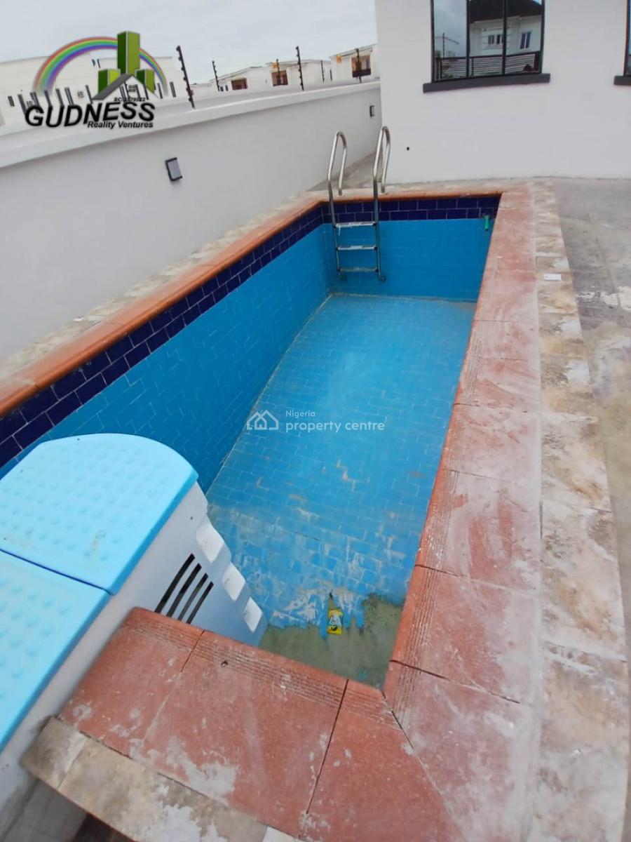 5 Bedroom Detached Duplex with a Pool & Bq, Abraham Adesanya, By Total Filling Station, Ajah, Lagos, Detached Duplex for Sale