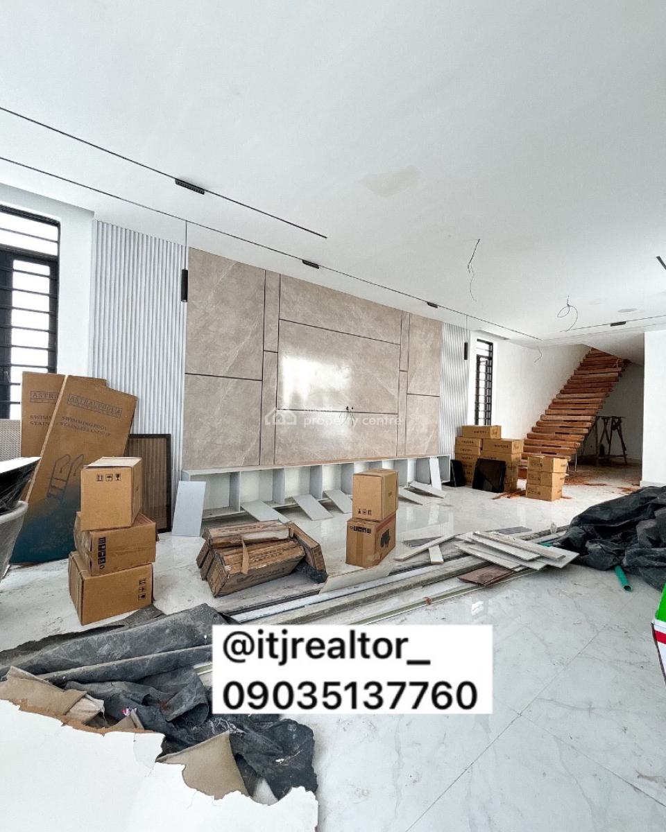 Stunning 5 Bedroom Detached Duplex with Pool,cinema,gym and Bq, Lekki Phase 1, Lekki Phase 1, Lekki, Lagos, Detached Duplex for Sale