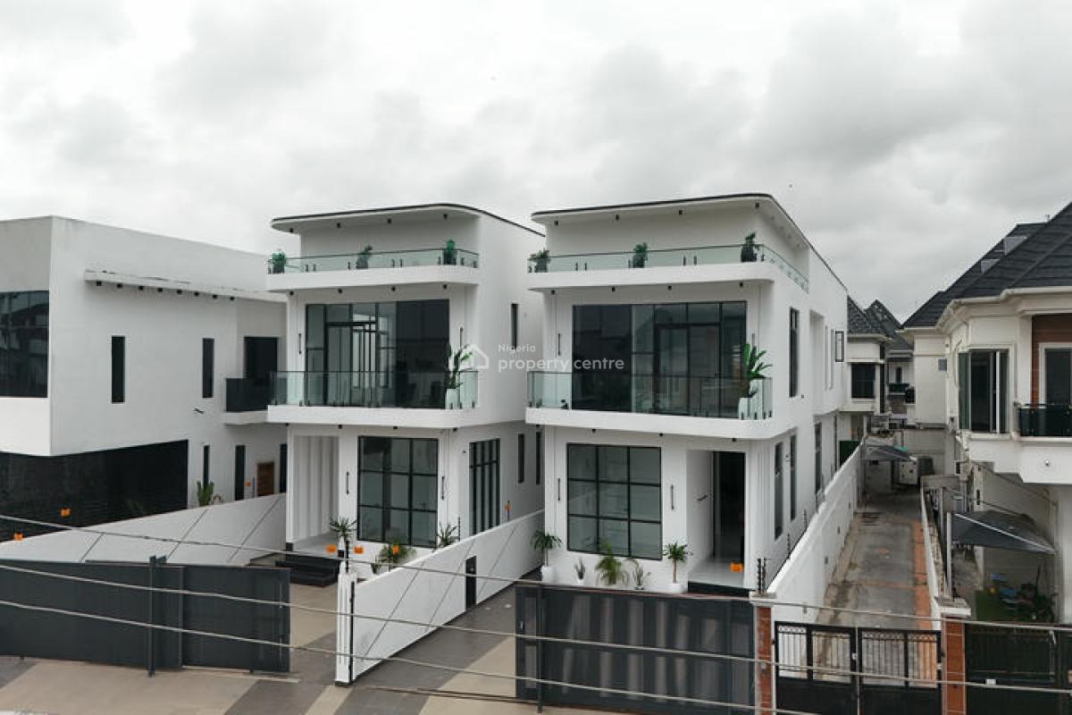 Luxury 5 Bedroom Detached Duplex with Swimming Pool and Bq, Chevron, Lekki, Lagos, Detached Duplex for Sale