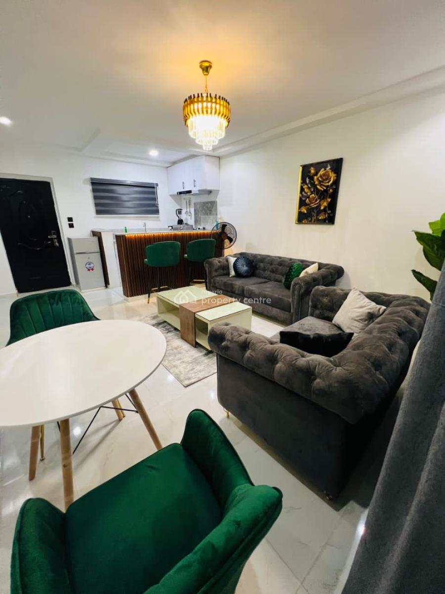 1 Bedroom Apartment Fully Furnished, Ikate Elegushi, Lekki, Lagos, Mini Flat (room and Parlour) for Rent