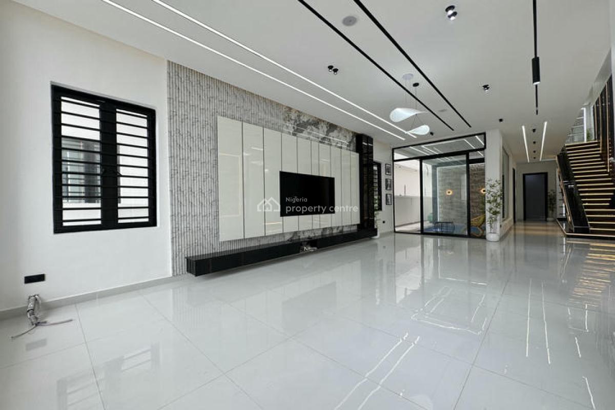 Luxury 5 Bedroom Detached House with Swimming Pool and Bq, Chevron, Lekki, Lagos, Detached Duplex for Sale