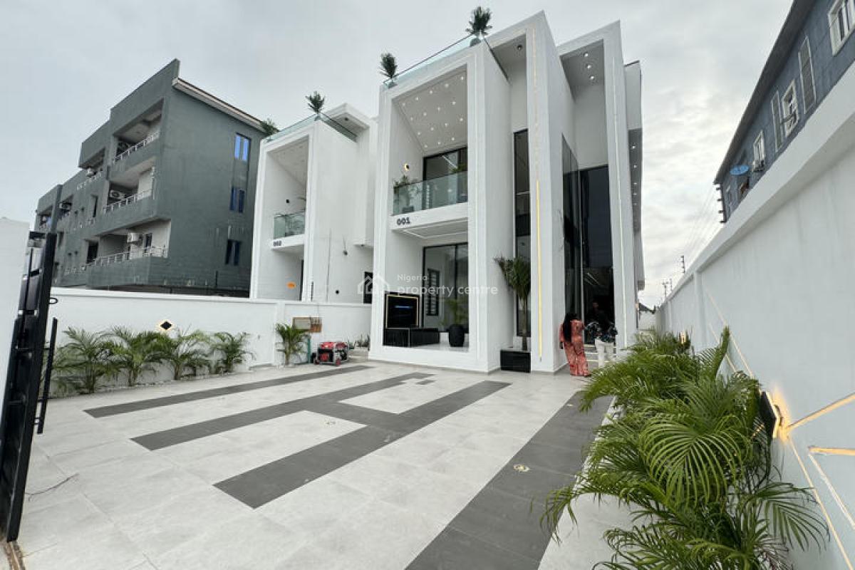 Luxury 5 Bedroom Detached House with Swimming Pool and Bq, Chevron, Lekki, Lagos, Detached Duplex for Sale