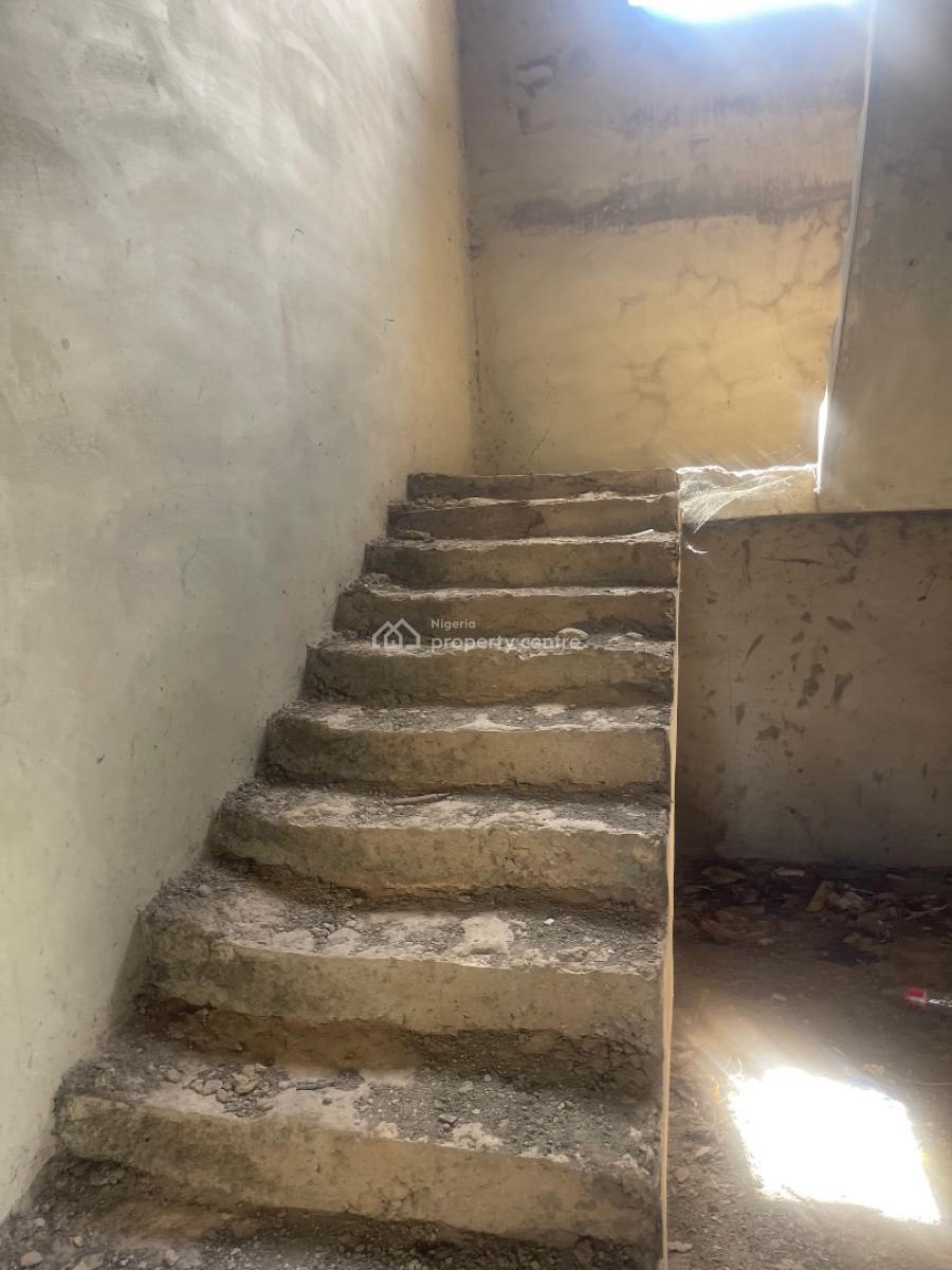 Carcass 5 Bedroom Detached Duplex with Bq, Lugbe District, Abuja, Detached Duplex for Sale