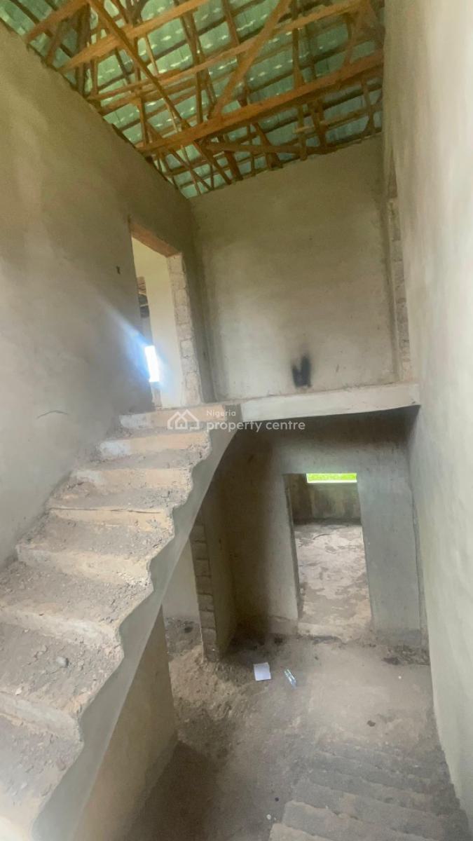 Carcass 5 Bedroom Detached Duplex with Bq, Lugbe District, Abuja, Detached Duplex for Sale