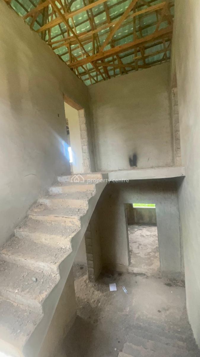 Carcass 5 Bedroom Detached Duplex with Bq, Lugbe District, Abuja, Detached Duplex for Sale