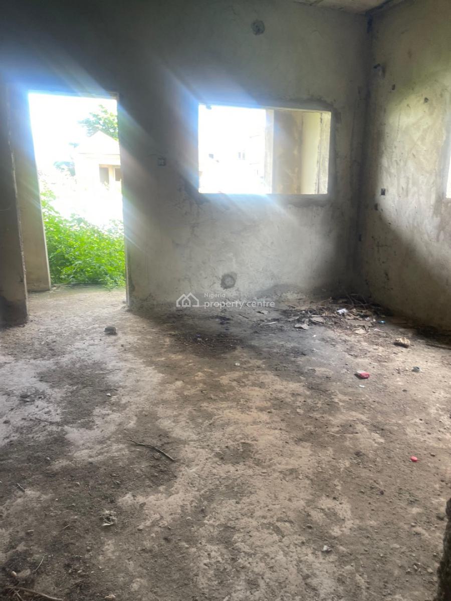 Carcass 5 Bedroom Detached Duplex with Bq, Lugbe District, Abuja, Detached Duplex for Sale