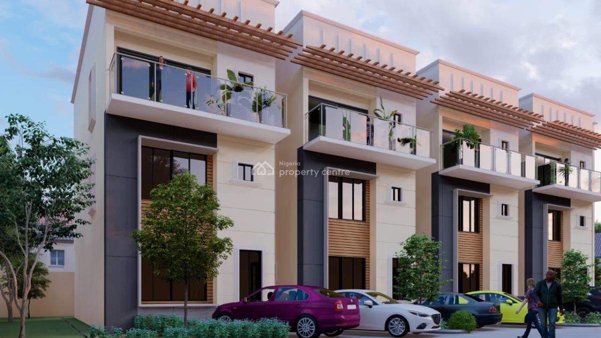 5 Bedroom Terrace Duplex, Apo Dutse Beside Cedar Crest Hospital, Apo, Abuja, Terraced Duplex for Sale