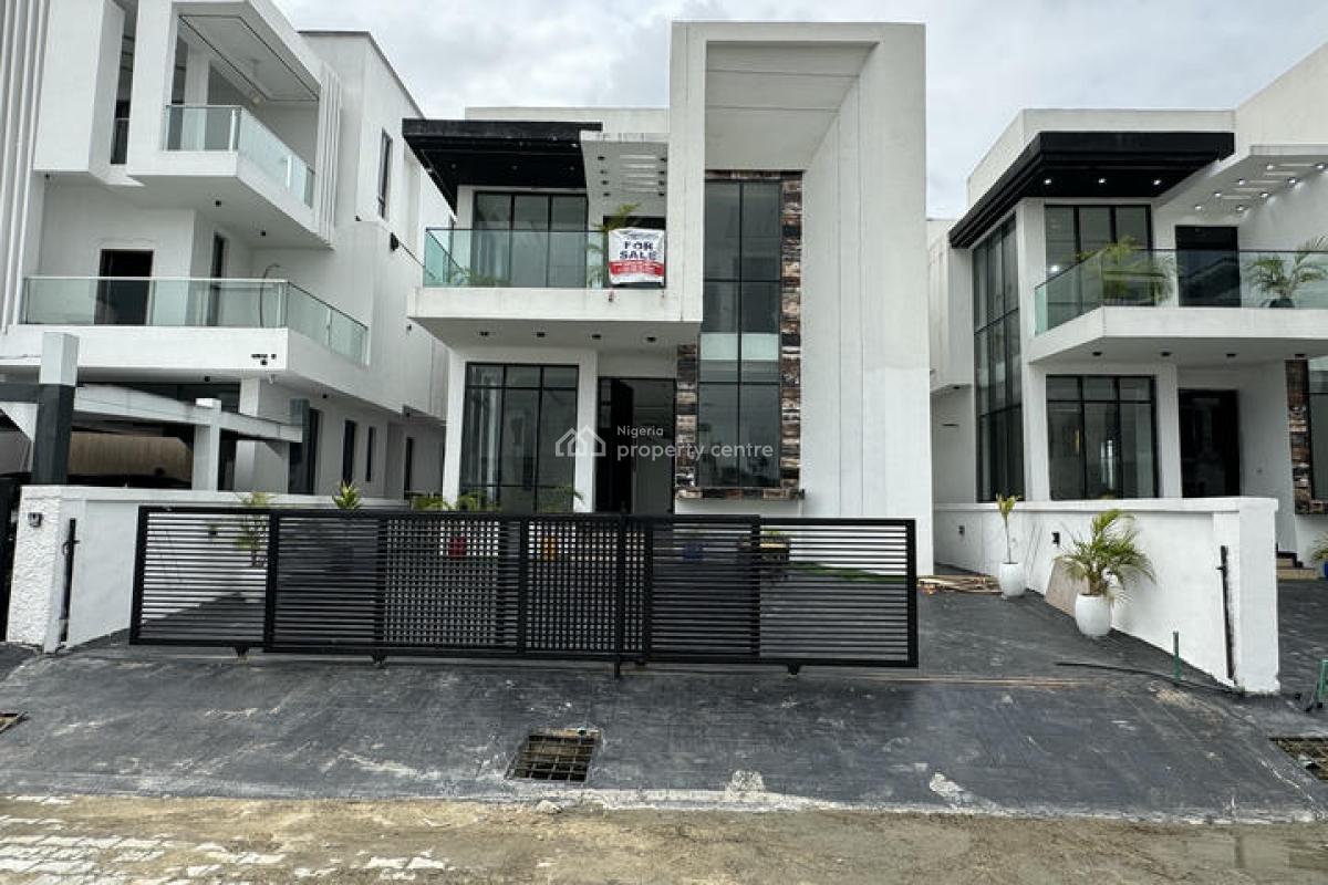 Impressive 5 Bedroom Detached Duplex with Bq and Swimming Pool, Chevron, Lekki, Lagos, Detached Duplex for Sale