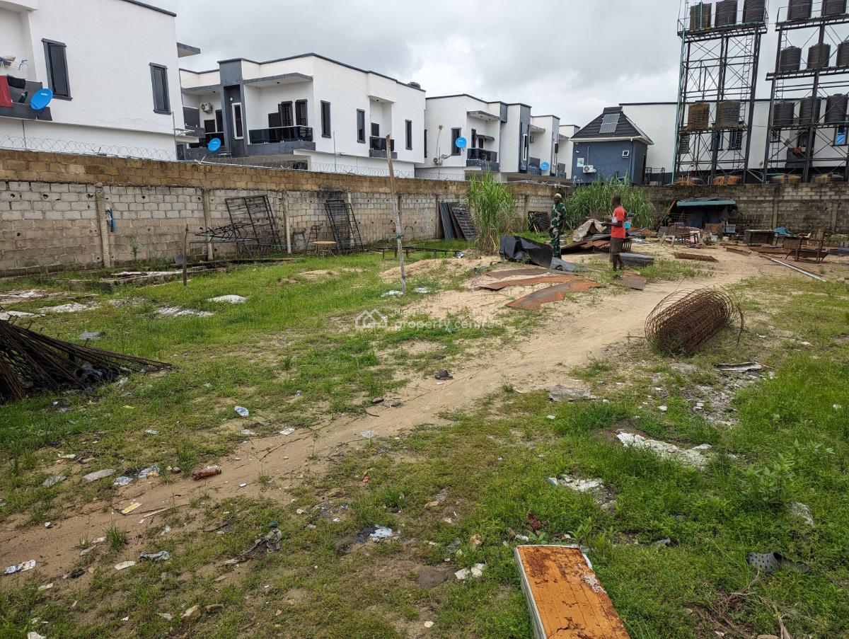 L-shaped 1207 Sqm Fenced Land with Deed, Addo Road, Ajah, Lagos, Mixed-use Land for Sale