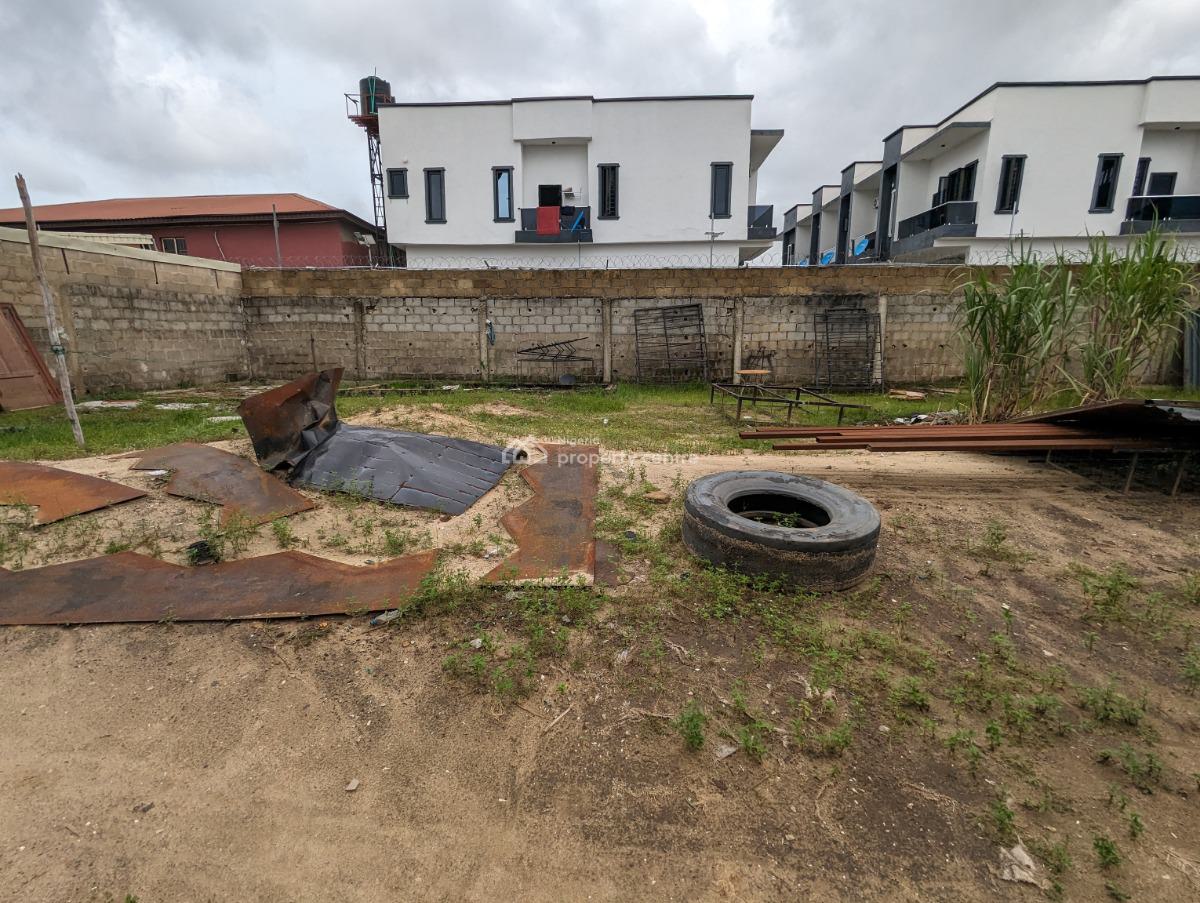 L-shaped 1207 Sqm Fenced Land with Deed, Addo Road, Ajah, Lagos, Mixed-use Land for Sale