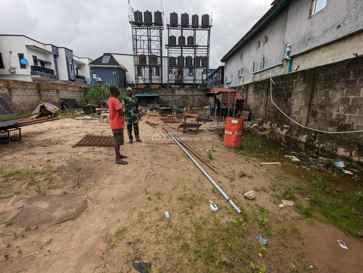 L-shaped 1207 Sqm Fenced Land with Deed, Addo Road, Ajah, Lagos, Mixed-use Land for Sale